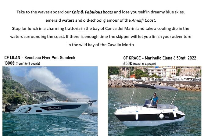 Amalfi Coast Boat Rental - Key things about this Amalfi Coast boat rental