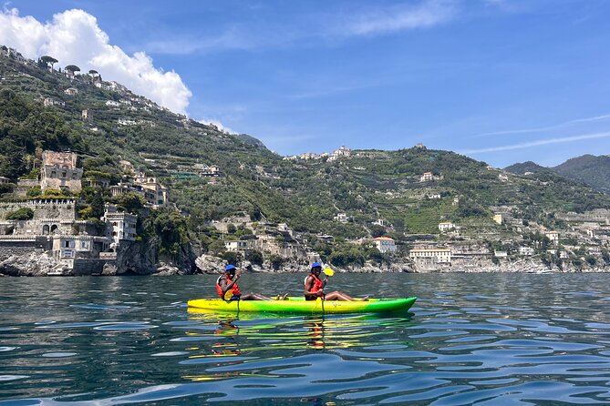 Amalfi Coast : Kayak-Snorkeling tour Pandora Cave & Hidden beach - Pandora Cave and Sea Caves: Seeing Amalfi’s Rock Formations Up Close