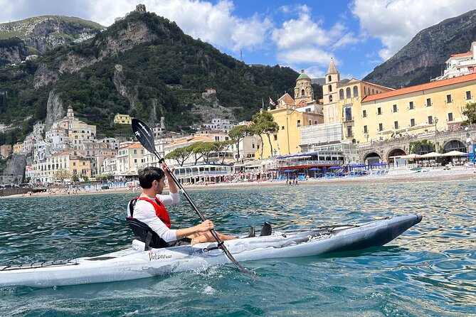 Amalfi Coast : Kayak-Snorkeling tour Pandora Cave & Hidden beach - Snorkeling Gear, No Fins Needed, and How to Make It Comfortable