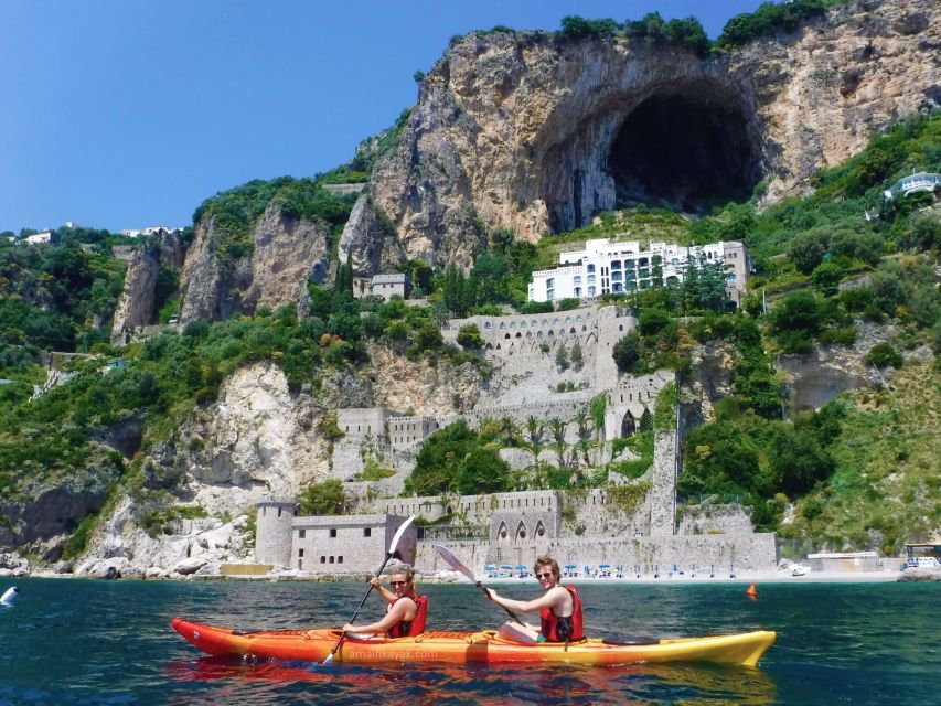 Amalfi Coast: Kayak Tour with Snorkeling and Grottoes Visit - Equipment, photos, and what you actually keep