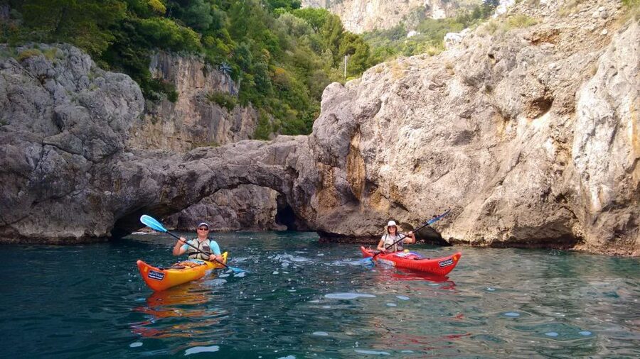 Amalfi Coast: Kayak Tour with Snorkeling and Grottoes Visit - Runghetiello Grotto: a natural sea cave with a local-name story