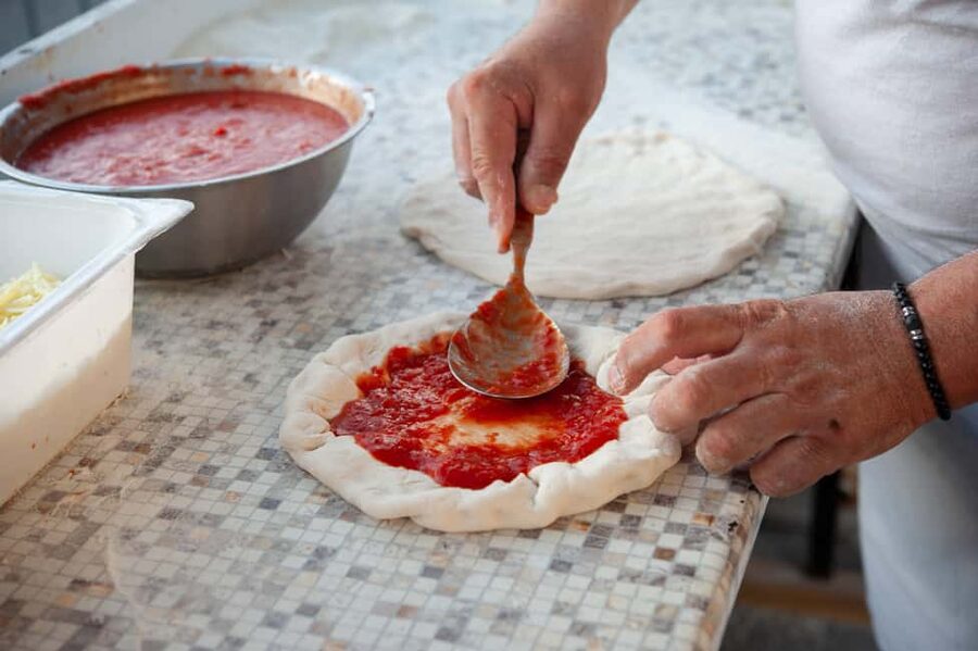 Amalfi Coast: Pizza & Mozzarella Class with Farmhouse visit - Drinking, coffee, and the garden-table finish
