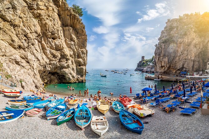 Amalfi Coast & Positano: Boat Tour with Snorkeling & Drinks - Praiano’s Africana Grotto and the La Porta Beach Stop in Positano
