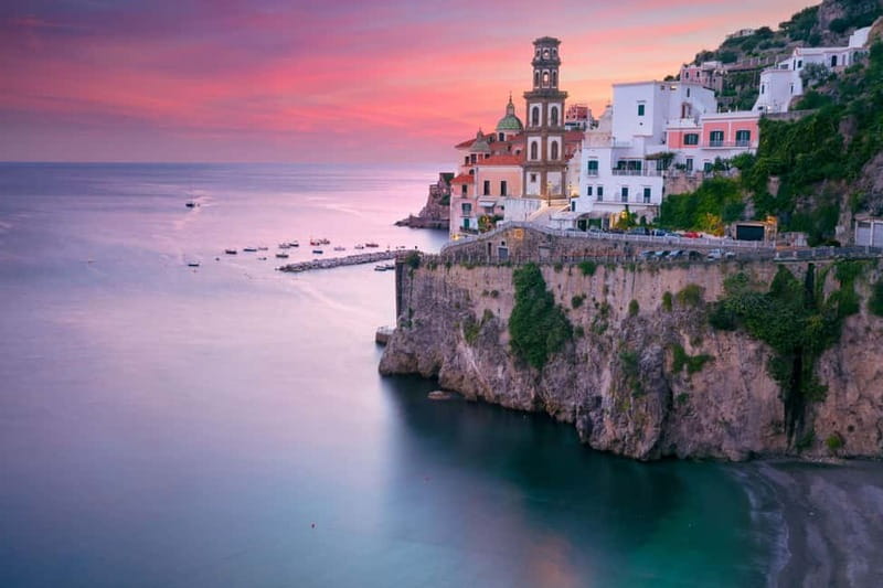Amalfi: Sunset Boat Tour with Fruit and Drinks - Conca dei Marini: Sophia Loren Views and the Santa Rosa Pastry Tie-In
