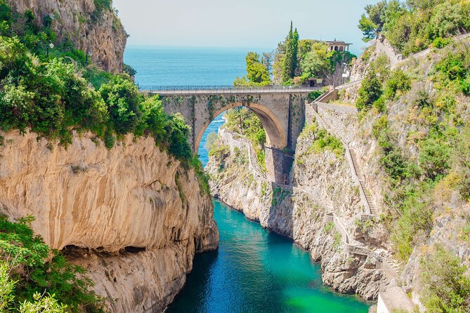 Capri Island Boat Tour from Amalfi with Snorkeling | Small Group - Praiano’s Africana Grotto: that blue-water light effect