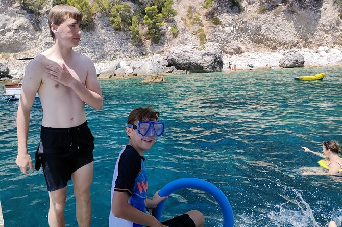 Capri Premium Private Boat Tour + City Visit - Cala del Rio, the Heart Cave, and a calmer cove stop