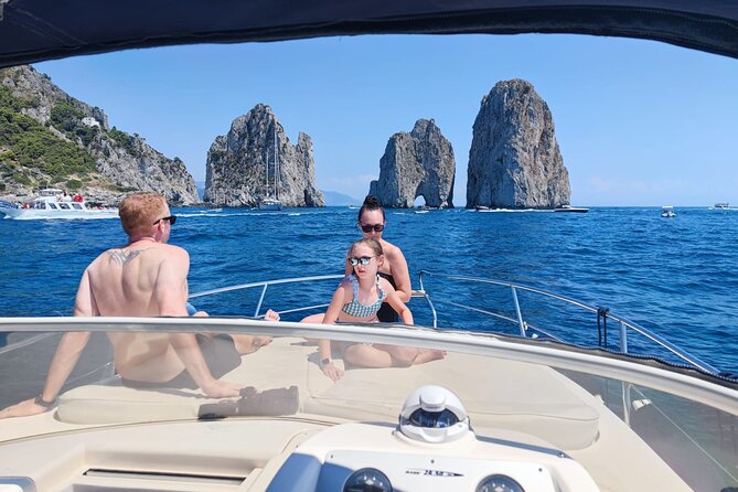 Capri Private all inclusive Boat Tour with City Exploration - The boat itinerary: coastline stops you’ll actually remember