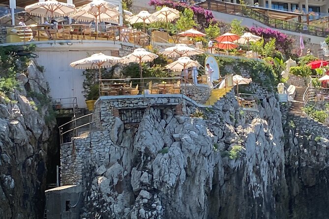 Capri Private Boat Tour from Positano or Praiano - I Faraglioni: swimming by Capri’s signature rock formations