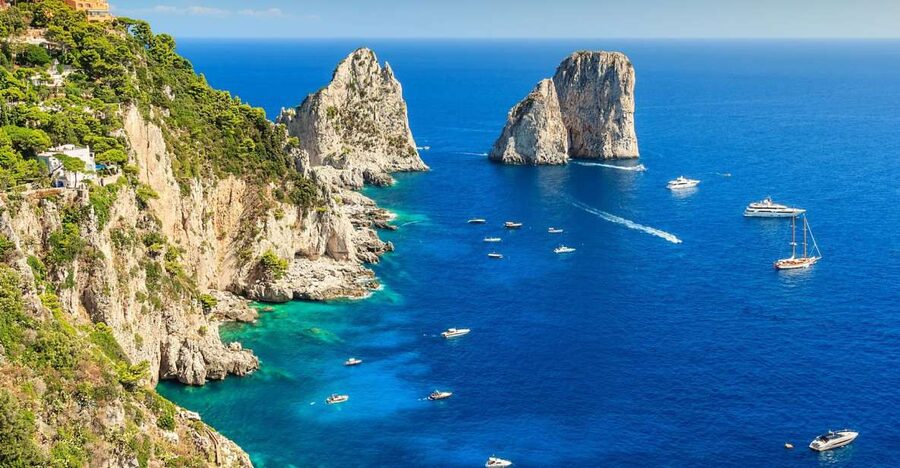 From Amalfi Coast: Capri and Anacapri Full-Day Guided Trip - Shopping, timing, and returning to the mainland