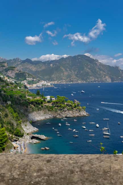 From Naples/Salerno: Group Tour to Positano, Amalfi, Ravello - Amalfi’s cathedral and piazzas, plus a sea-level bonus