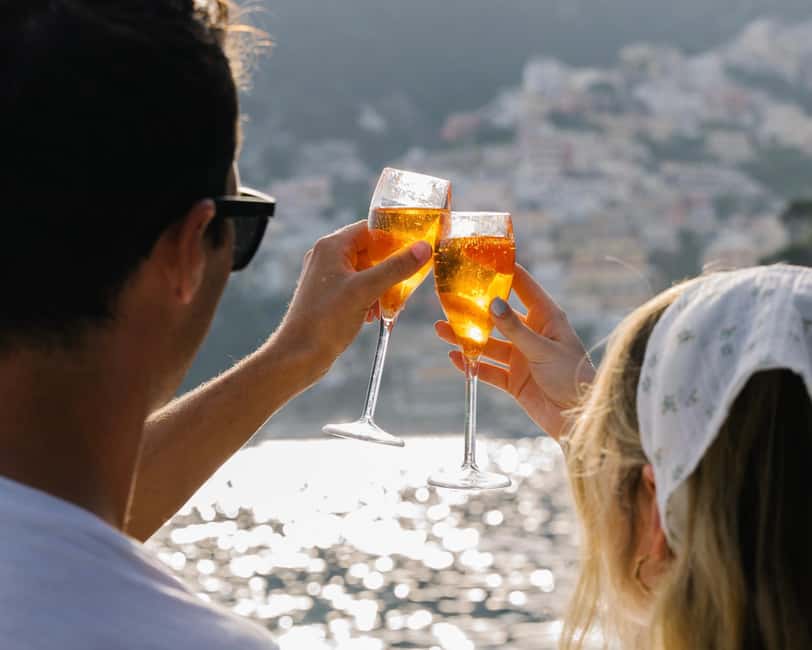 From Positano: Amalfi Coast Sunset Cruise - Group Tour - The Gozzo boat ride: what 1.5 hours feels like in practice