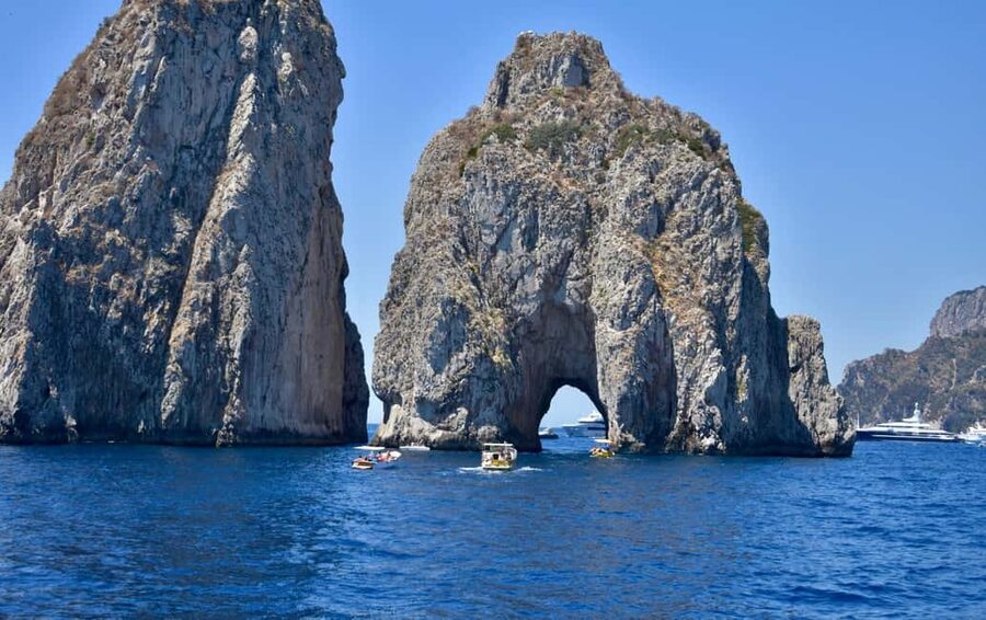 From Positano: Day trip to Capri - Group Tour by boat - The cruise that really sells Capri: Sirenuses, Li Galli, and the coast’s “in-between” views