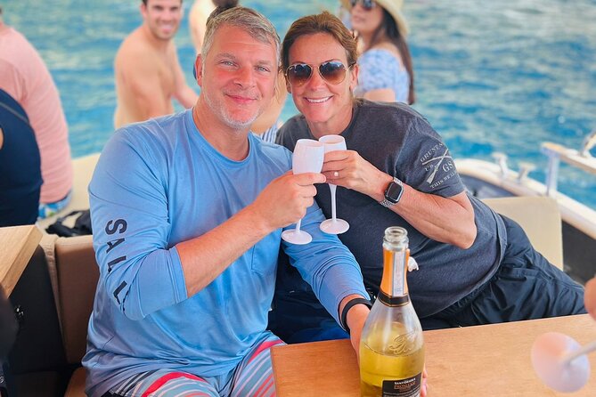 From Positano : Elite Capri Boat Day Free Bar, Brunch & City Walk - Faraglioni, Mermaid’s Rock, and the lighthouse: scenery breaks you actually remember