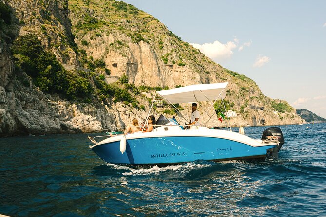 From Positano or Praiano: 2H Private Amalfi Coast speed tour - Price and value: $433.48 per group for up to four