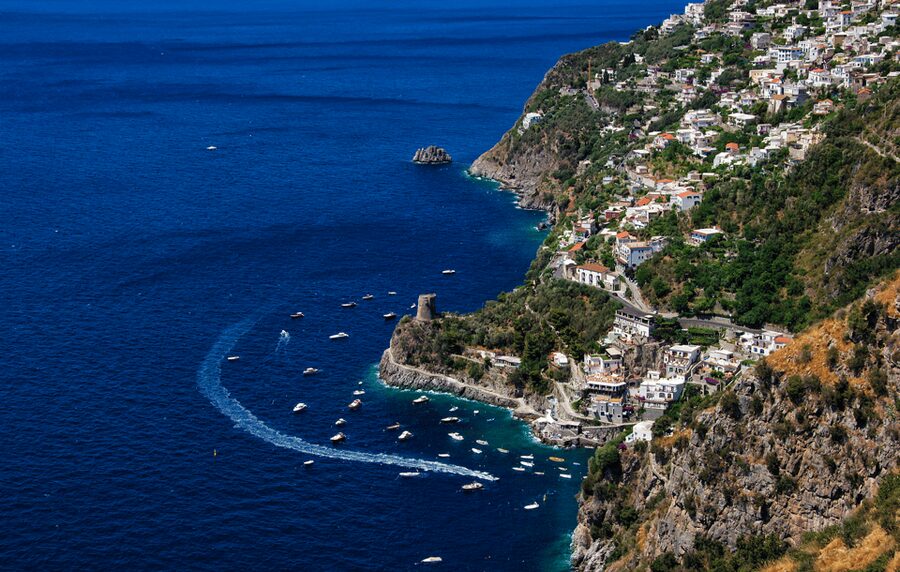 From Positano/Praiano: Amalfi Coast Speedboat Tour - Getting on the water: Positano vs Praiano departure points