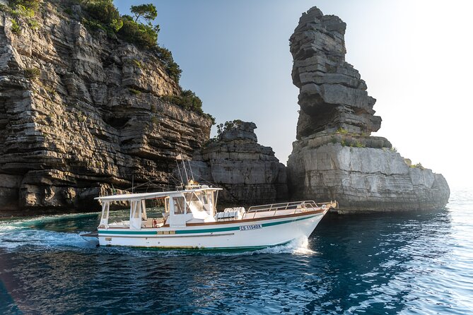Full Day Capri Island Cruise from Praiano, Positano or Amalfi - Boat viewpoints you actually remember: White Cave to Punta Carena