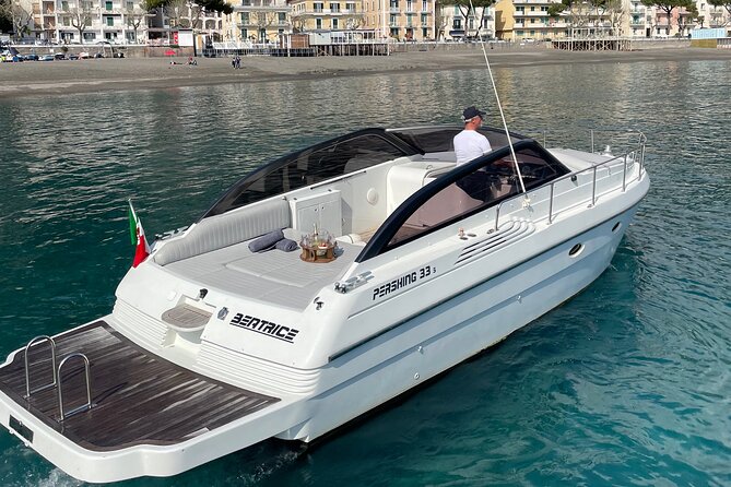 Full Day Private Boat Tour of the Amalfi Coast - Marina di Praia Beach: Pirate Cave Swimming and Spritz Time