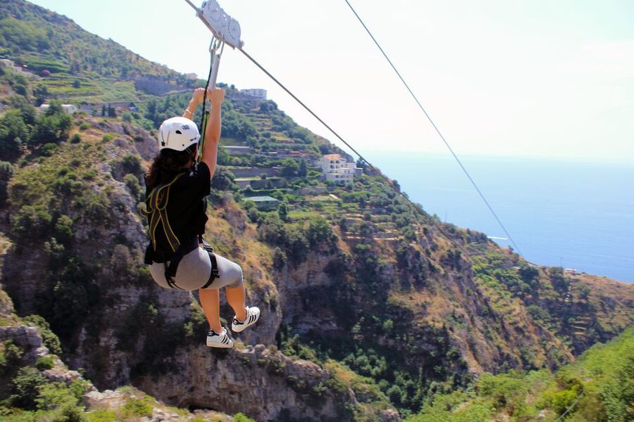 Furore: Flight of the Angel Zipline Experience - What the Harness-and-Trolley Ride Is Like in Furore