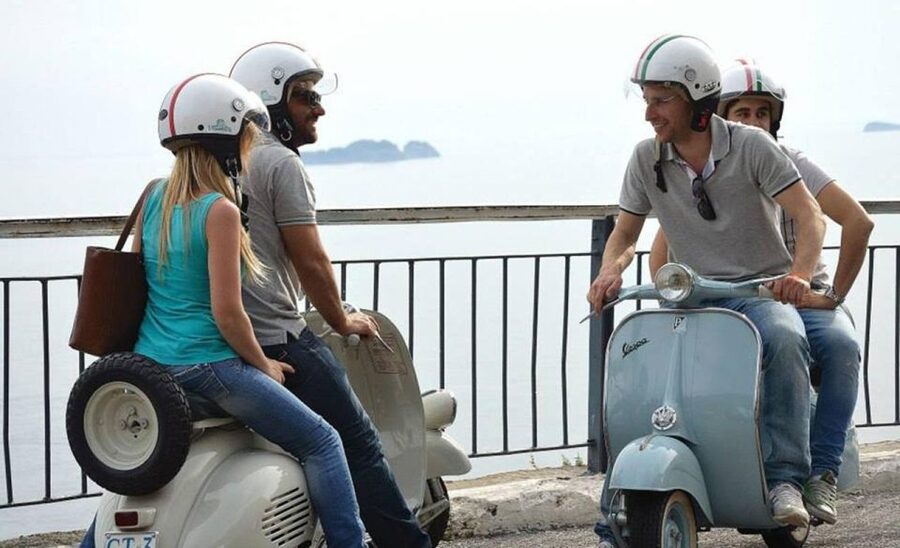 Naples/Sorrento/Positano: Private Amalfi Coast Tour by Vespa - Positano first impressions: terraces, narrow streets, and lemon-world snacks