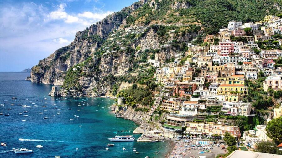 Naples/Sorrento/Positano: Private Amalfi Coast Tour by Vespa - The Furore Fjord bridge moment: short stop, big emotional hit