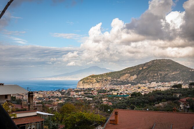 Pasta and Tiramisù class with a panoramic view of Sorrento - Casale Guarracino: meeting, pickup, and your view from the start