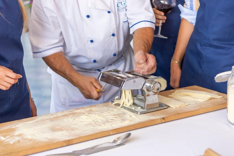Pasta & Tiramisù: Cook, Lunch & Beach Day in Amalfi Coast! - Lunch With Sea Views: Water, Soft Drinks, and Tastings Included