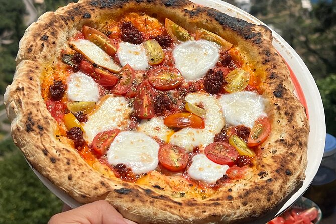 Pizza Class experience on Amalfi coast - The meal deal: bruschetta, wine, coffee, and limoncello