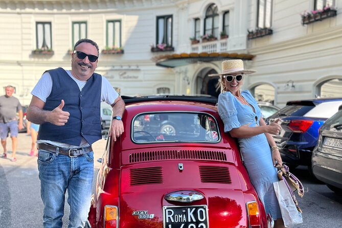 Private Amalfi Coast Vintage Fiat 500 Tour: Amalfi to Positano - Stop 3: Praiano—smaller, slower, and good for breathing room