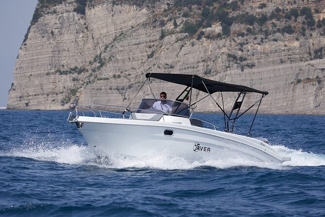Private Boat Tour with Saver 7.50 WA - White Cave (Grotta Bianca) and Green Cave (Grotta Verde): quick stops, clear payoff
