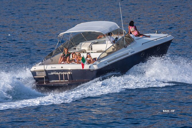 Private Full Day Capri Tour by Boat from Positano - Blue Grotto option: small boats, a waiting factor, and added cost