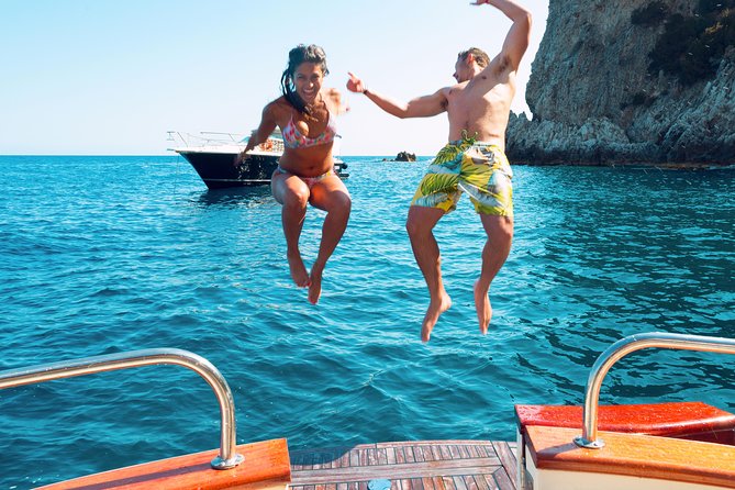 Small Group Boat Day Excursion to Capri Island from Amalfi - Swim Breaks and Refreshments: The Small Stuff That Turns Into Big Fun