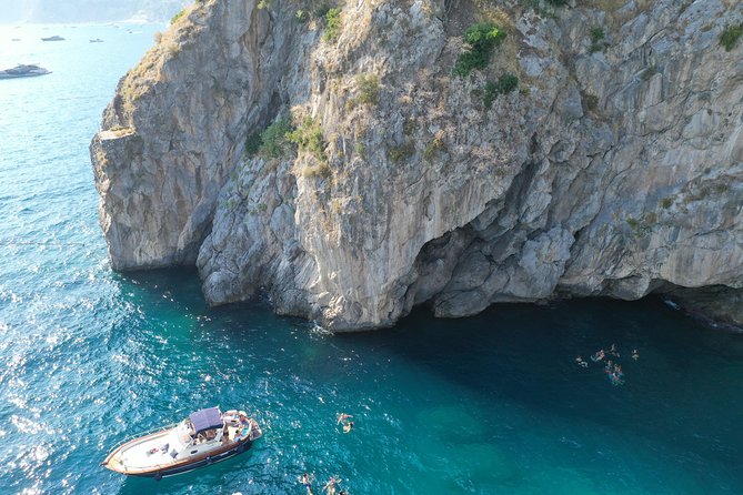 Small Group Boat Tour: Discover the Amalfi Coast from Positano - Conca dei Marini and the church dome photo break
