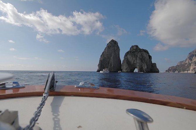 Small Group Day Trip to Capri from Positano or Praiano - Capri by Sea: White Grotta, Natural Arch, and the Faraglioni Photo Moments