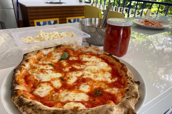 Sorrento Pizza School Activity in Italy - The Hands-On Part: Stretching Dough and Building a Real Neapolitan Pizza